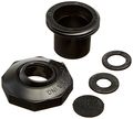 Pentair 542001 1-inch Economy Insider Slip Inlet With Snap-in And Pressure Test Disk Wall Fittings Black 