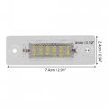X Autohaux 2pcs Led License Plate Light Car Number Lamp Replacement White For Volkswagen Passat 2001-2008 Jetta 2005-2010 Golf
