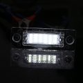 X Autohaux 2pcs Led License Plate Light Car Number Lamp Replacement White For Volkswagen Passat 2001-2008 Jetta 2005-2010 Golf