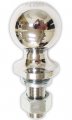 Toolusa 2 5 1 Cm Hitch Ball Durable Secure Connection Ideal For Attaching Trailer To Auto Or Truck 