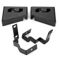 Front Cowl Light Bracket Kit For Fj Cruiser 2007 2016 Hood Mounting Brackets Led Lights Black Powder Coated Aluminum Alloy With 