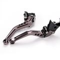 Short Grey Brake Clutch Levers For Honda Msx 125 Grom 2014-2017 Cb400f Cb400r 2013-2015 Cbr500r Cb500f X 2013-2016 Cbr250r
