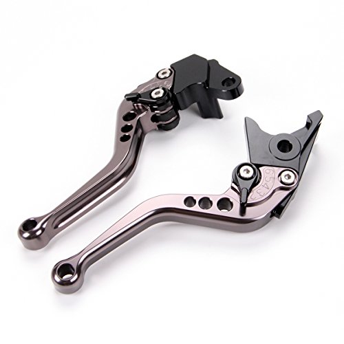Short Grey Brake Clutch Levers For Honda Msx 125 Grom 2014-2017 Cb400f Cb400r 2013-2015 Cbr500r Cb500f X 2013-2016 Cbr250r