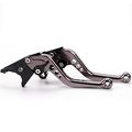 Short Grey Brake Clutch Levers For Honda Msx 125 Grom 2014-2017 Cb400f Cb400r 2013-2015 Cbr500r Cb500f X 2013-2016 Cbr250r 
