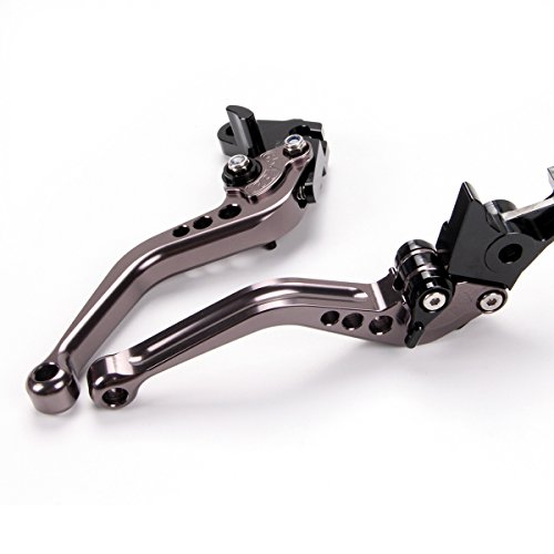 Short Grey Brake Clutch Levers For Honda Msx 125 Grom 2014-2017 Cb400f Cb400r 2013-2015 Cbr500r Cb500f X 2013-2016 Cbr250r