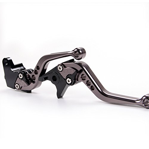 Short Grey Brake Clutch Levers For Honda Msx 125 Grom 2014-2017 Cb400f Cb400r 2013-2015 Cbr500r Cb500f X 2013-2016 Cbr250r