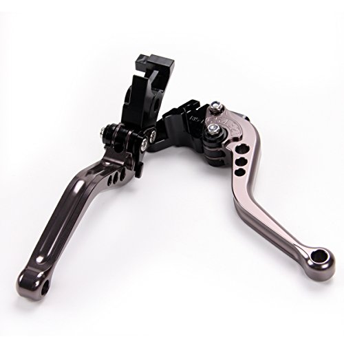 Short Grey Brake Clutch Levers For Honda Msx 125 Grom 2014-2017 Cb400f Cb400r 2013-2015 Cbr500r Cb500f X 2013-2016 Cbr250r