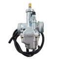 Silver Carburetor And Throttle Cable For Kawasaki Bayou 220 Klf220a 1988 2002 250 Klf250a 2003 2011