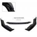 Ocpty 3pcs Car Front Bumper Spoiler Lip Fit For 2020 Nissan Slyphy Sentra Automotive Splitter Kits