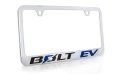 Chevrolet Bolt Ev Wordmark Chrome Plated Metal License Plate Frame Holder 