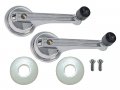 Auto Krafters Compatible Replacement For Window Regulator Handles Left Right Pair 1966-67 Fairlane Falcon Comet Cyclone 