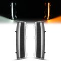 Hecasa Pair Turn Signal Light For 2006-2009 Nissan 350z Led Side Marker Lamps Drl Left Right Front Bumper Reflector Daytime