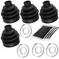 Caltric 2 Rear Axle Outer And Inner Cv Boot Kit Compatible With Honda Trx420fa Trx420fpa Rancher 420 2009-2014