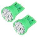 6pack Green T10 194 Led Light Bulb Bulbs Bright Instrument Panel Gauge Cluster Dashboard Instrument Gauges With 6pcs Scokets 