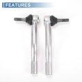2pcs Front Outer Tie Rod Ends Kit Suspension Steering End For Lexus Ct200h 11-17 2011-2017 Drag Link No 4504649225 4504749165