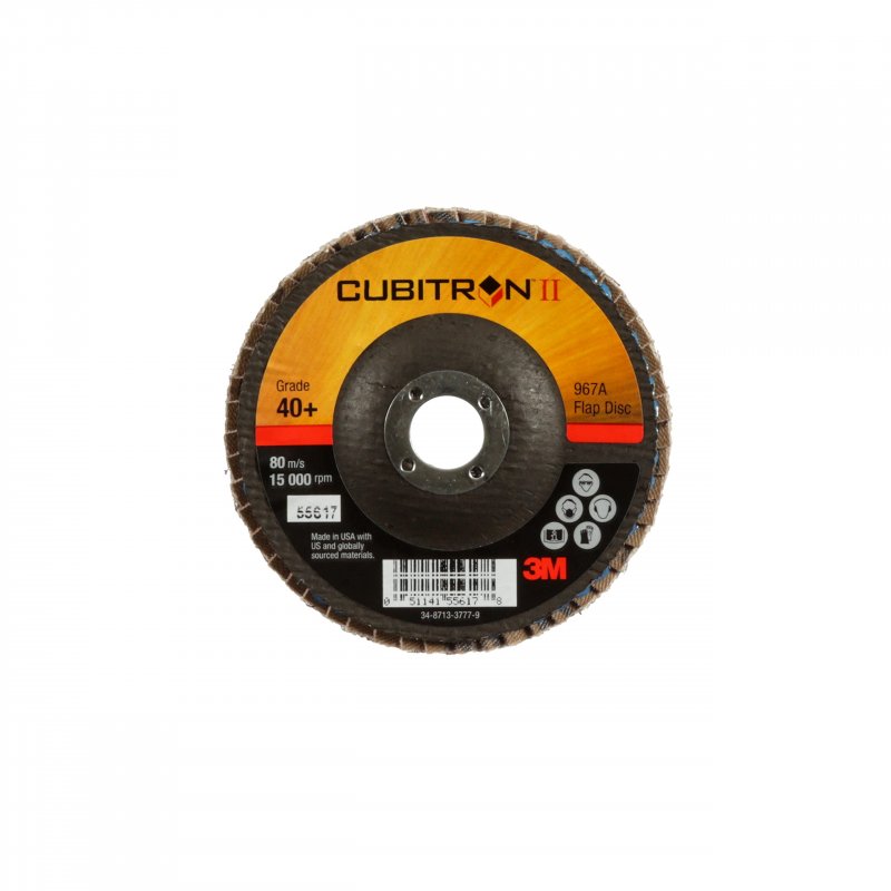 3m Flap Disc 967a 60 Grit Ceramic Precision Shaped Grain Type 29 Angle Grinder Metal Grinding 4 X 5 8 Arbor Hole Pack Of 10