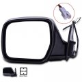 Ocpty Black Driver Side View Mirror Fit For 1996-1998 Lx4501991-1997 Land Cruiser Manual Folding Non-heated Smooth