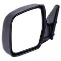 Ocpty Black Driver Side View Mirror Fit For 1996-1998 Lx4501991-1997 Land Cruiser Manual Folding Non-heated Smooth