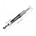 Uxcell Square Hole Drill Bits For Wood 15mm X 215mm Mortising Chisel Bit Auger Cutter Tool Woodworking Carpentry Drilling