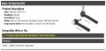 Outer Tie Rod End Kit Set Of 2 Compatible With 2005-2008 Chevy Uplander