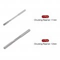 Uxcell 5mm And 7mm Chucking Reamer Set H7 Lathe Machine 6 Straight Flutes Round Shank Milling Cutting Tool For Metal