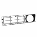Auto Dynasty Fo1200107 Factory Style Front Bumper Grille Assembly With Silver Trim For Ford F100 F150 F250 F350 1976-1977 