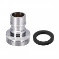 Uxcell Brass Faucet Tap Quick Connector M24 Unf Male Thread Hose Pipe Socket Adapter Fitting For Dishwasher Washing Machine