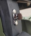 Set Of Ten Black Turn Button Fastener Soft Top Canvas Retainer Twist Clip With Rivets For Hmmwv Humvee M998 Universal Military