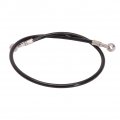 Galfer Rear Steel Braided Brake Line Standard Length Black For Honda Xr650r 2000-2007 