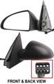 Kool Vue Cv32el Chevrolet Malibu Driver Side Power Heated Primered Corner Mount Mirror