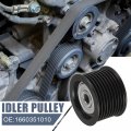 X Autohaux 1660351010 Car Accessory Drive Belt Idler Pulley Serpentine Grooved For Toyota Land Cruiser 2008-2019 Lexus Lx570