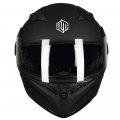 Motorcycle Dual Visor Flip Up Modular Full Face Helmet Dot Model Ilm-902 Matte Black Medium Hard Abs Shell With Removable Liner