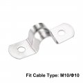 Uxcell U Shaped Conduit Clamp Saddle Strap Tube Pipe Clip Stainless Steel M10 5pcs