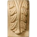Ekena Millwork Corw01xx03bach 3 4-inch W X 1 2-inch D 3-inch H Mini Acanthus Leaf Block Corbel Cherry 