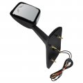 Aintier Hood Mirror Truck Door Left Driver Side Tuck Car Fit For International Lt 625 Turn Signal Light Manual Control With