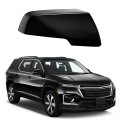 Black Right Passenger Side Mirror Cover For 2018 2024 Chevy Traverse And 2020 2023 Gmc Acadia Glossy Abs Plastic Clip On 