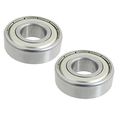6pcs 6202z Dual Metal Shields Pair Deep Groove Radial Ball Bearing 15 X 35 11mm