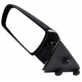 Ocpty Black Left Side And Right Mirrors Fit For 1988-1998 Chevy C1500 Smooth Mirror Glass Manual Fold Non-heated