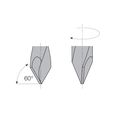 Cmt 374 080 12 4 Flute Dowel Drill For Through Holes 5 16-inch Diameter 10x20mm Shank Left-hand Rotation 