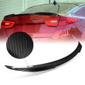 Auto Dynasty V-style Rear Car Trunk Lid Spoiler Compatible With Optima 2014-2015 Glossy Black Carbon Fiber