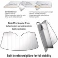 Ipick Image For Jeep Logo Universal Fit Enforced Stand-up Auto Windshield Sun Shade At Jumbo Size 59 X 30