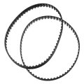 Sander Drive Belt Set Fits Mastercraft 54-7230-2 High Strength Rubber Replacement Motor Black 