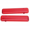 Qiilu Door Reflector 1 Pair Trim Panel Rear Left Right Door Red Interior Replacement For 1500 2500 Hd 3500