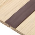 T Molding Transition Strips 2 Pcs 6 56 Ft X 1 97 In Pvc Floor Flat Divider Strip Self Adhesive Vinyl Flooring Edging Trim For 