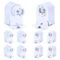 R17d Ho Tombstone Base Holder Socket Connector 5 Pairs T8 T10 T12 Led Light Replacement Adaptors Unshunted Push Fit 