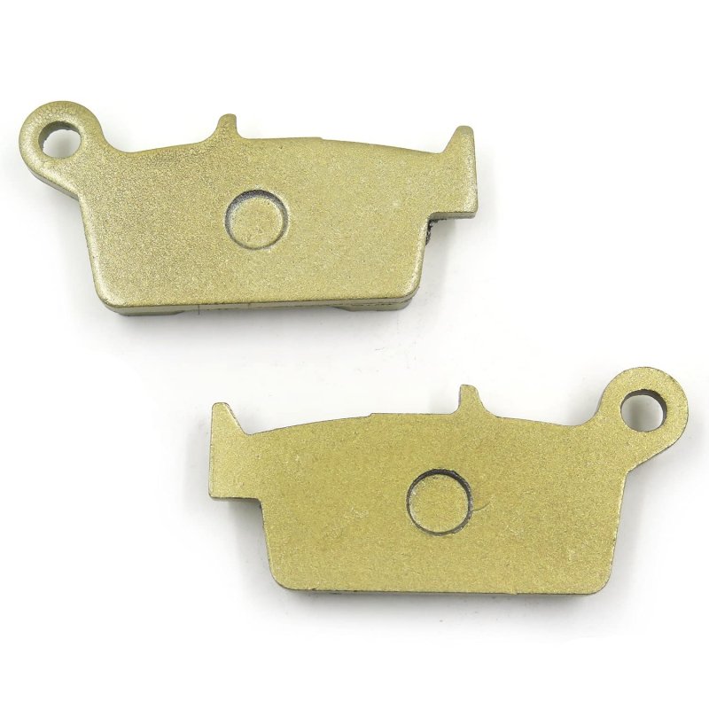 Rear Disc Brake Pad Set For Suzuki Dirt Bike Rm 250 Rmx And Dr Z 400 Brass Alloy Graphite Ceramic Construction Golden Color