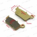 Rear Disc Brake Pad Set For Suzuki Dirt Bike Rm 250 Rmx And Dr Z 400 Brass Alloy Graphite Ceramic Construction Golden Color