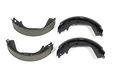 Rear Drum Brake Shoes B960 For Chevrolet Silverado 1500 And Gmc Sierra 2009 To 2013 Semi Metallic Bonded Asbestos Free Alloy 