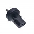 2 Pack Tekit Iec 320 C13 To 3-pole Plug Australia China Cn Converter Power Au 3-pin Iec320 Adapter For Pdu Ups