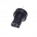 2 Pack Tekit Iec 320 C13 To 3-pole Plug Australia China Cn Converter Power Au 3-pin Iec320 Adapter For Pdu Ups